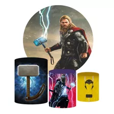 Trio Capas Cilindro + Painel Thor Veste Fácil C/ Elástico