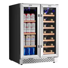 Refrigerador De Bebidas De 24 Pulgadas, 18 Botellas Y 57 Lat