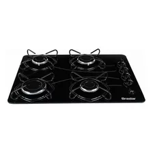 Cooktop 4 Bocas Acendimento Automático Easy Preto Bivolt