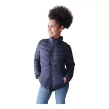 Campera Inflable Escolar Reversible Mujer 