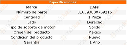 (1) Soporte Motor Der Infiniti G37 V6 3.7l 09/13 Dai Foto 2