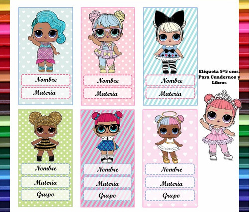 Kit Etiquetas Escolares Muñecas L.o.l Imprimible 2019 Lol en venta en General Viamonte Buenos Aires Interior por sólo $ 55.00 - Ocompra.com Argentina