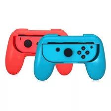 Volantes Para Nintendo Switch Control Para Joy-con Grip 2pcs Color Red+blue-a