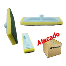 Kit 12 Bucha Limpa Azulejo Piso Chão Encardidos (sem Cabo)