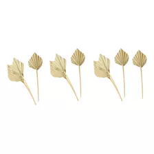 Ornamentos: 10 Peças De Lanças De Palmeira Secas Boho, Palme