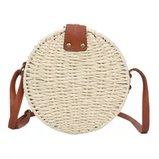 Bolsinha Bolsa Palha Forrada Circle Bag Blogueira Da Moda 