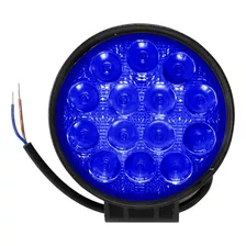 Farol Lente Azul 48w 14 Leds Pulverizador Agricola