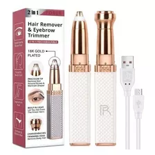 Depilador Facial Vello Corporal Recargable Usb 2 En 1 Mujer