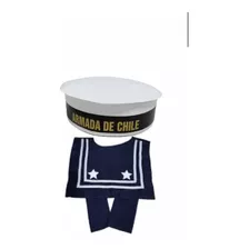 Set Marinero Gorro Grumete + Pechera Niños / Mes Del Mar