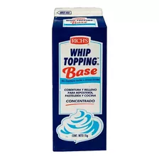 Whip Topping Base Concentrado Rich´s Cobertura Y Relleno 1kg
