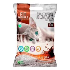 Arena Sanitaria Aglomerante Fit Fórmula Café Moca 10kg