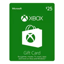 Xbox Gift Card $25 | Tarjeta Regalo | Envio Rápido | Usa