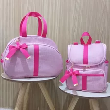 Mochila Bolsa G Maternidade Kit Luxo Menina Menino Bebê Kids