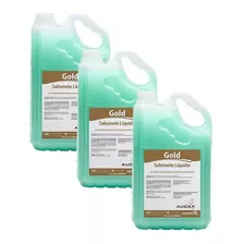 Sabonete Perfumado Líquido Audax Gold 5 Litros Kit 3