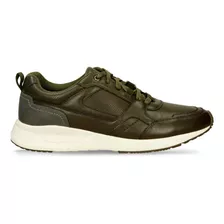 Tenis Casuales Verde Bata Lennox Cor Hombre