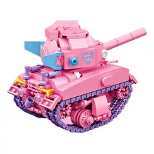 Miniatura De Montar Loz - Tank Turn Pink 1118