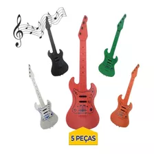 5 Guitarra Guitarrinha Brinquedo Infantil Musica Instrumento