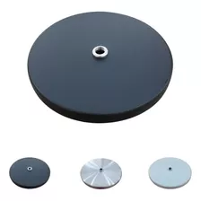 Canopla Para Pendente Preta Branca Aluminio Escovada Cor Preto