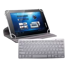 Capa Case Teclado Tablet E iPad Até 10 Polegadas Preto Novo