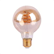 Lámpara Led Vintage G80 6w 2500k Base E27 Atenuable Color De La Luz Blanco Cálido