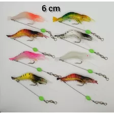 Señuelos De Pesca Camarón Fluorescentes.