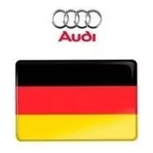 Adesivo Resinado Bandeira Alemanha Audi A1 A3 A4 A5 A6 A7