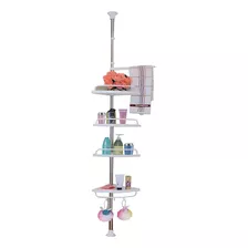 Organizador Esquinero Ajustable 4 Estantes Para Baño Ducha 