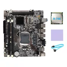 Placa Base H55 Placa Base A1156+cpu I5 750+cable Sata+others