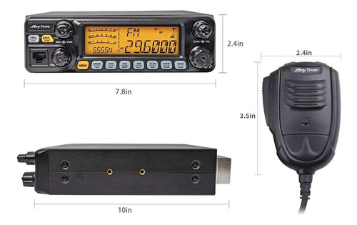 Anytone At-5555n 10 Metros Radio Para Camin, Con Modo Ssb\\/ Foto 3