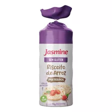 Biscoito De Arroz Multigrãos Jasmine Pacote 90g
