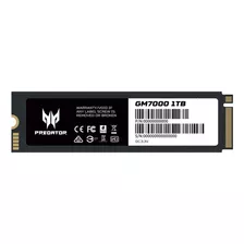 Ssd Acer Predator Gm7000 1tb Pcie Nvme Gen4 M.2 2280 3d Nand