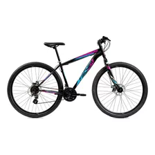 Bicicleta Mountain Olmo Fischer 910 R29 21v Disco Negra/rosa