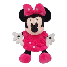 Minie Rosa Pelúcia Musical 27 Cm Turma Do Mickey Minnie