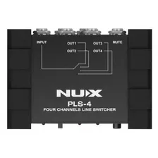 Nux Pls4 4 Channel Line Switcher Interface De Audio