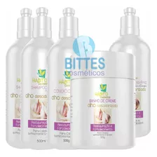 Kit Com 2 Shampoo Hábito Cosméticos Hidratação Capilar