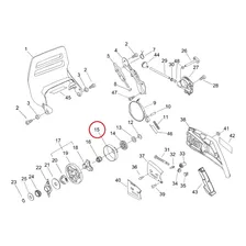 Campana Embrague Sin Anillo Motosierra Echo Cs-600 Original