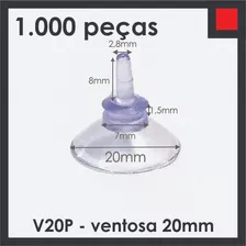 Ventosa Silicone 20mm Pino (1.000 Peças)