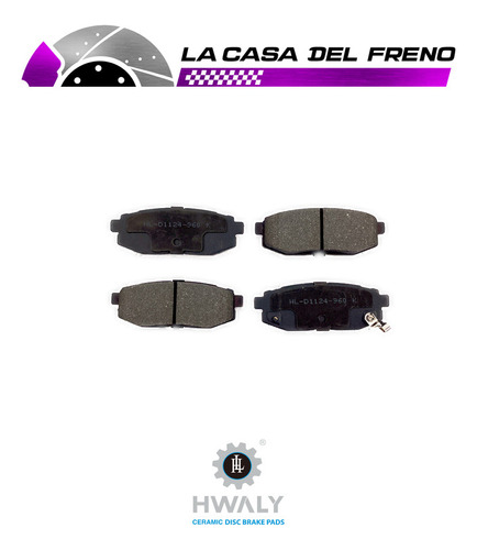 Pastilla De Freno Trasera Subaru B9 Tribeca 3.6 2004-2014 Foto 2