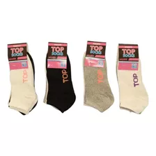 Soquete De Dama Marca Top Socks X Docena (12 Pares)