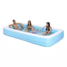 Family Kiddie Pool Piscina Rectangular Inflable Gigante 12 P