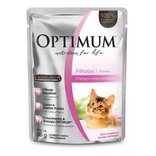 Pouch Optimum Kitten 85g Para Gato