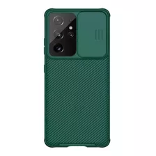 Carcasa Protector Camara Verde Nilkin Compatible Samsung S21