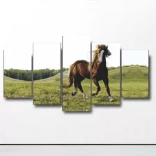 Quadro Decorativo Cavalo Fazenda 63x130mt Frete Grátis