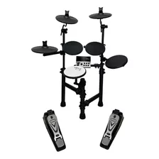 Bateria Eletrônica X-pro Viper Fun Preto Completa 2 Tons