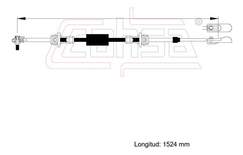 Chicote Cable Selector De Velocidades Dodge Dakota 3.7l 1997 Foto 2