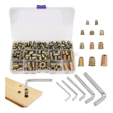 230 Pcs Juego De Surtido De Insertos De Tuercas Roscadas