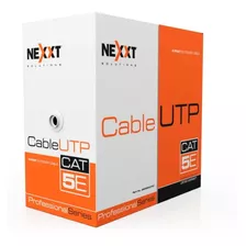 Rollo De Cable Utp Categoria 5e Nexxt Cat5e 305m 100%