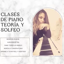 Clases De Piano Teoría Y Solfeo