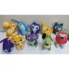 Coleção Completa Animal Jam - Mc Donalds 10 Pelúcias 2018 .