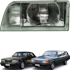 Farol Dianteiro Esquerdo Opala 1988 A 1992 - Lente Vidro